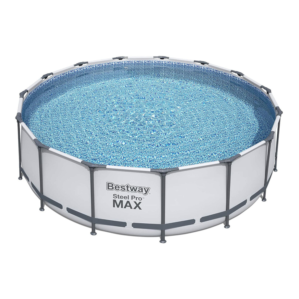 Piscina fuori terra bestway rotonda 56438 steel pro max 457x122cm.